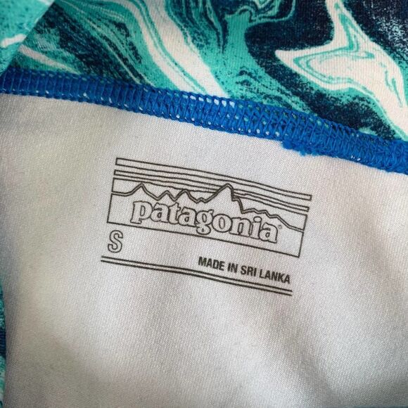 PATAGONIA green cropped leggings sz S womens - Picture 8 of 10